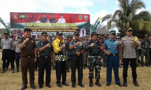 Danrem 101 Antasari Pimpin Upacara Penutupan TMMD Ke-105