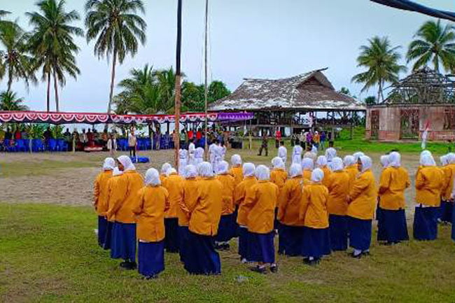 Pemuda Muhammadiyah Peringati HUT RI di Kampung Skouw Mabo