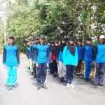 Paskibraka SMA Negeri 1 Pulau Laut Tengah Siap Kibarkan Bendera Paskibraka SMA Negeri 1 Pulau Laut Tengah Siap Kibarkan Bendera
