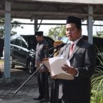 Tiga Bawaslu Kabupaten Gelar Upacara Bersama Peringati HUT ke-74 RI