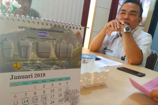 Ciptakan Lingkungan Bersih, Bidang CK DPUPRPKP Berikan Septic Tank Gratis