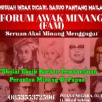 Minang Menggugat Akan Geruduk Istana Merdeka