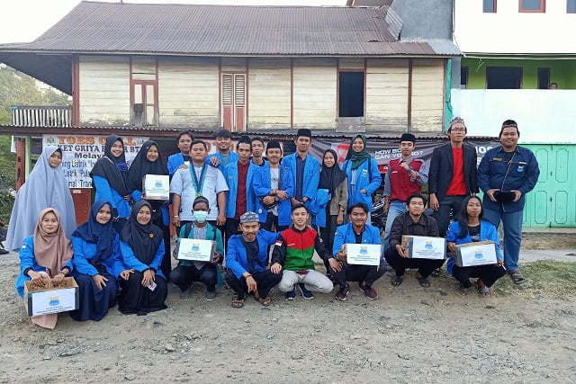 Kebakaran di Patila, Komisariat IAI As'adiyah Gelar Aksi Kemanusiaan