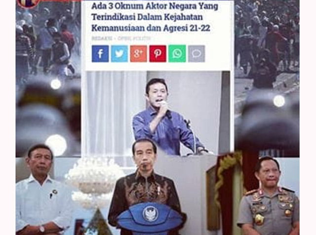 Penuntasan Kejahatan Kemanusiaan 21, 22, 23 Mei 2019 Memiliki Waktu 6 Bulan Untuk Dituntaskan