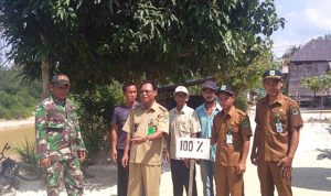 Awasi Pembangunan, Apdes Tumbang Sirat Libatkan Aparat Hukum