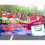 TNI, Polri, Pengusaha Hotel dan Media Banyuwangi Peduli Kebakaran Hutan Kawasan Wisata Gunung Ijen