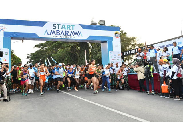 Pangdam IV Diponegoro Lepas Peserta Ambarawa Heritage Run 2019