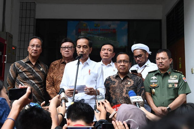 Jokowi Minta Pelaku Penusukan Diusut dan Ditindak Tegas