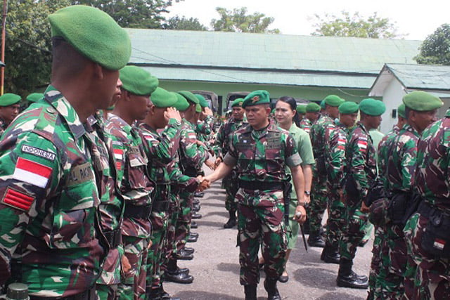 Prajurit Yonif 711 Raksatama Perkuat Satgas Pam Pulau Terluar