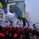 Aliansi Buruh KSPI Gelar Aksi Tolak Kenaikan Iuran BPJS Kesehatan