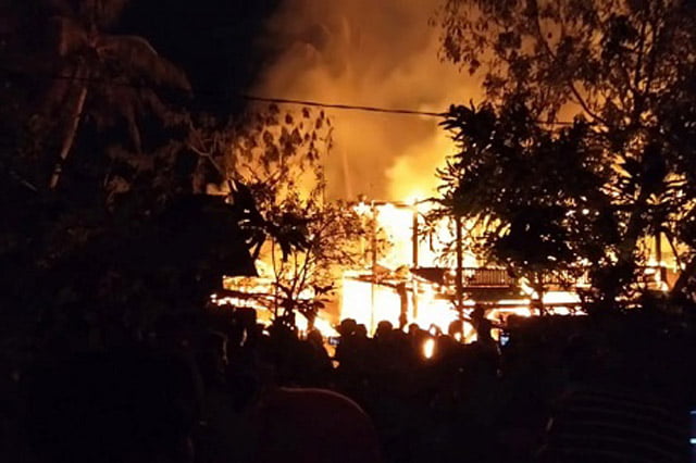 Kebakaran di Atapange Sulawesi Selatan, 1 Orang Hangus Terbakar