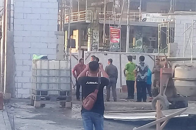 Diduga Salahi Perda, Pembangunan Gerbang El Royale Hotel Dihentikan