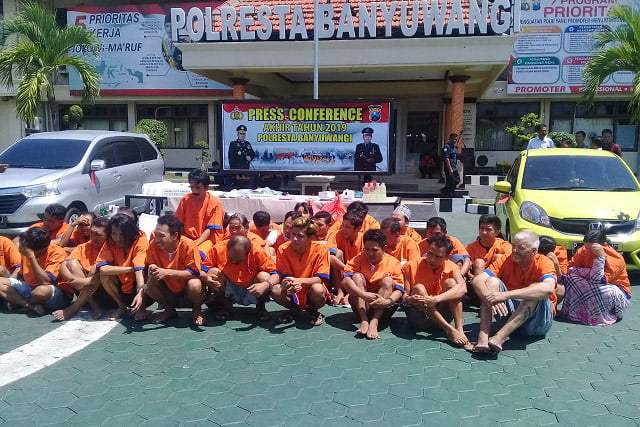 Polresta Banyuwangi Gelar Press Release Setahun Keberhasilan