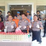 Arak Oplosan Zat Kimia Diamankan Reskrim Polresta Banyuwangi