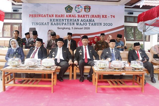 Kementerian Agama Wajo peringati Hari Amal Bhakti ke 74