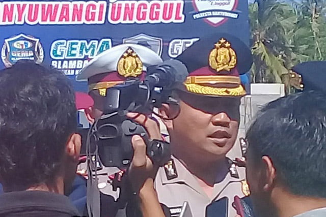 Pengukuhan Polresta Banyuwangi Unggul Diwarnai Launching Satgas Baru