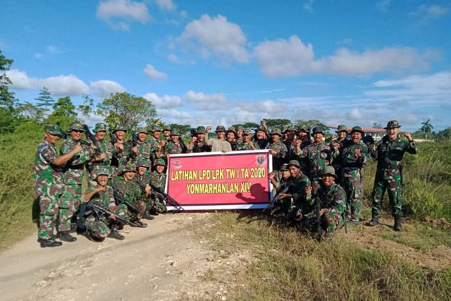 Yonmarhanlan XIV Sorong Gelar Latihan Cross Country