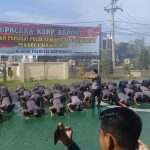 Kapolresta Banyuwangi dan 99 Personil Sujud Syukur Naik Pangkat