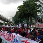 Buruh Demo Kemenkes Minta Kenaikan Iuran BPJS Kesehatan Dibatalkan