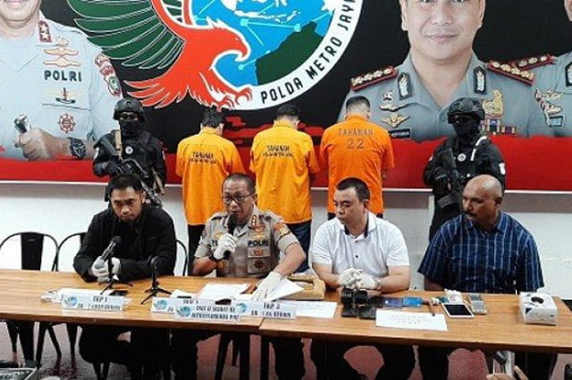 Polda Metro Jaya Ringkus 4 Pengedar Heroin di Kawasan Mampang
