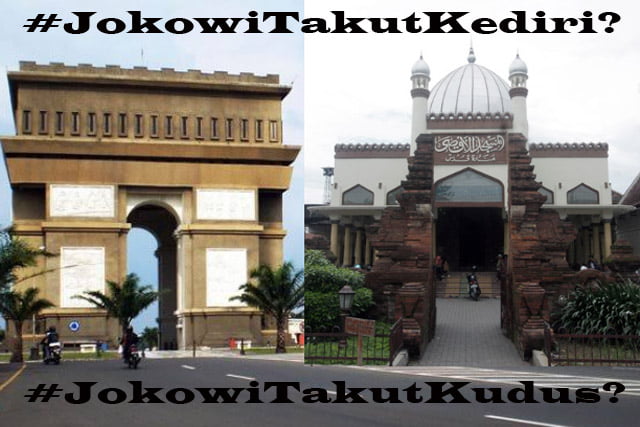 Klenik Istana; Apes Jokowi di Kediri. Opini Dimas Huda