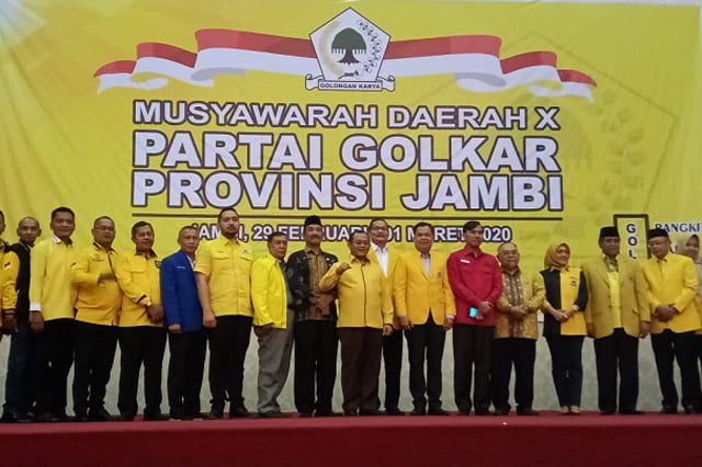 Cek Hendra Terpilih Sebagai Ketua DPD I Partai Golkar Jambi