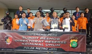 Resmob Polda Metro Jaya Tangkap 5 Maling Spesialis Rumah Kosong