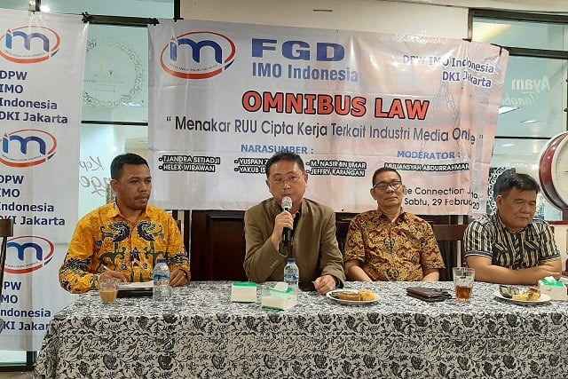 IMO Indonesia Bentuk Tim Khusus Telaah RUU Omnibus Law Cipta Kerja