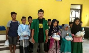 PAC Ansor Jatibarang Brebes Salurkan Bantuan ke 555 Anak Yatim