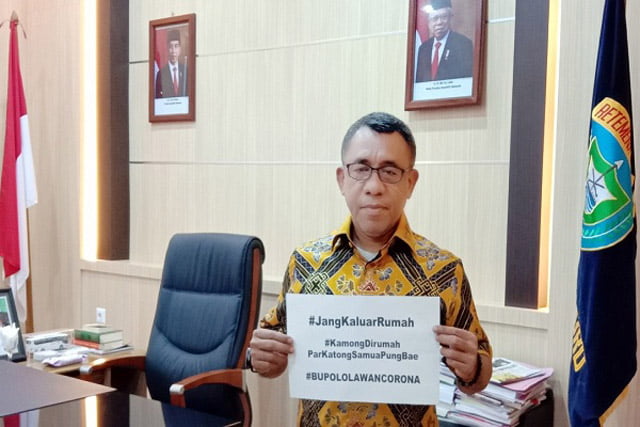Bupati Buru Himbau Masyarakat dan Mahasiswa di Zona Merah Tidak Pulang Kampung