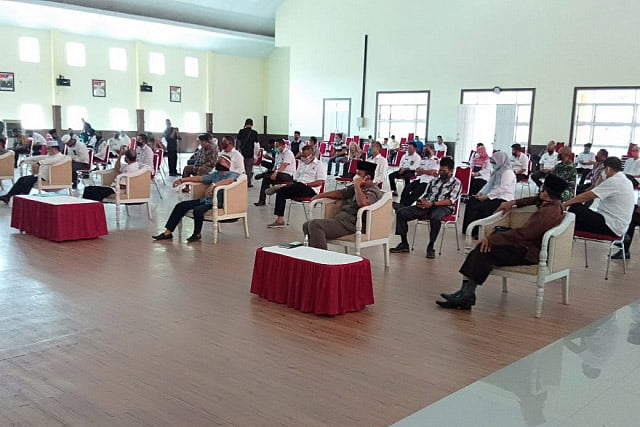 Pemda Wajo Rakor Tuntutan Masyarakat Sholat Berjamaah di Masjid