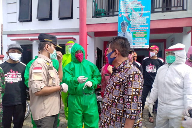 Gugus Tugas Covid-19 Brebes Rapid Test Keluarga Pasien Positif