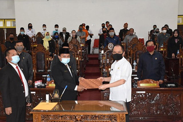 DPRD Kapuas Setujui Pertanggungjawaban Penggunaan APBD TA 2019