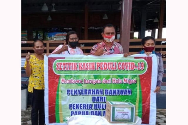 Gerakan Setitik Kasih Pekerja Hulu Migas Salurkan Bantuan Ke Raja Ampat