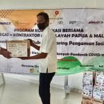 SKK Migas – KKKS Pamalu Bagikan JPS ke Tenaga Medis dan Jurnalis Manokwari