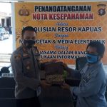 Polres Kapuas dan PWI Dukung Keterbukaan Informasi Publik