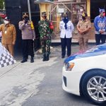 Satgas Yustisi Covid-19 Kotawaringin Barat Dilepas Dari Mapolres Kobar