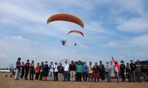 Launching Lapangan JGC, Paramotor Akan Jadi Tren Baru Milenial