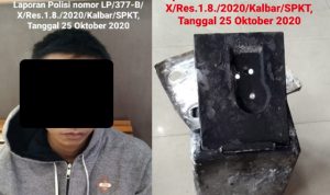 Sat Reskrim Polres Ketapang Amankan Tersangka Pembobol Rumah