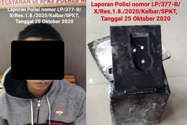 Sat Reskrim Polres Ketapang Amankan Tersangka Pembobol Rumah