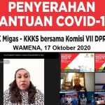 SKK Migas dan DPR RI Komisi VII Beri Bantuan JPS Covid-19 di Wamena