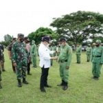 Pemkab Banyuwangi Gelar Apel Pasukan Satlinmas Pengamanan Pilkada 2020