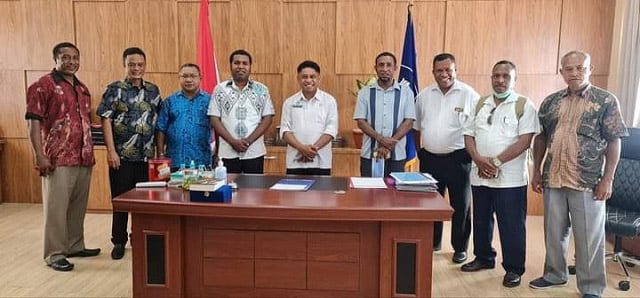 Bupati Biak Numfor Kunjungi Dinas Pendidikan Perpustakaan dan Arsip Daerah