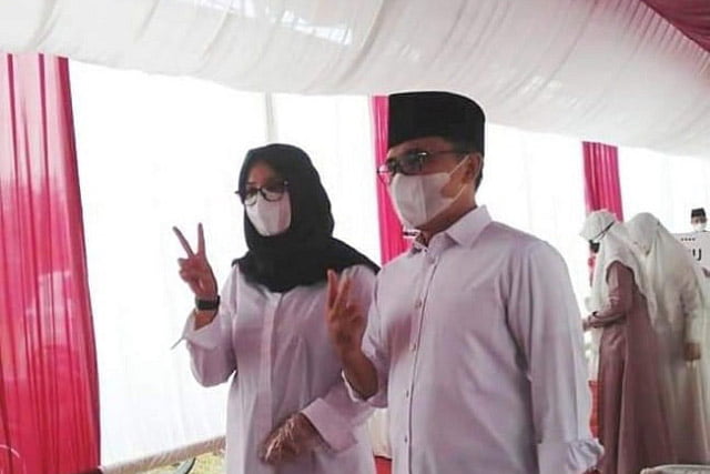 Dua Calon Bupati Banyuwangi Unggul Telak di TPS Masing-Masing
