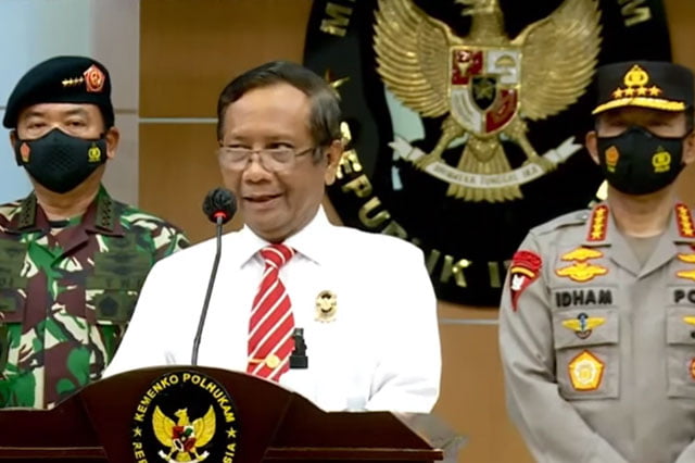 Mahfud MD Umumkan Negara Secara Resmi "Haramkan" FPI