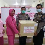 Bhayangkari Polda Jatim dan Polresta Banyuwangi Peduli Korban Bencana Sulbar dan Kalsel