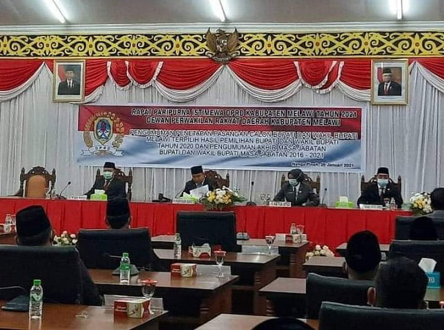 DPRD Melawi Gelar Sidang Istimewa Paripurna Penetapan Pasangan Bupati-Wabup