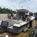 Kapolres Melawi Cek Kondisi Speed Boat Dinas Polres