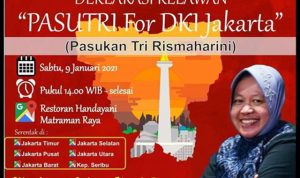 Pasukan Tri Rismaharini Akan Deklarasikan PASUTRI For DKI Jakarta Pasukan Tri Rismaharini Akan Deklarasikan PASUTRI For DKI Jakarta