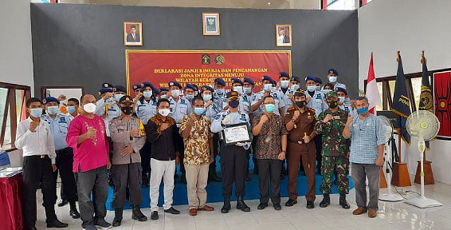 Kemenkumham Seram Bagian Barat Deklarasi Janji Kinerja